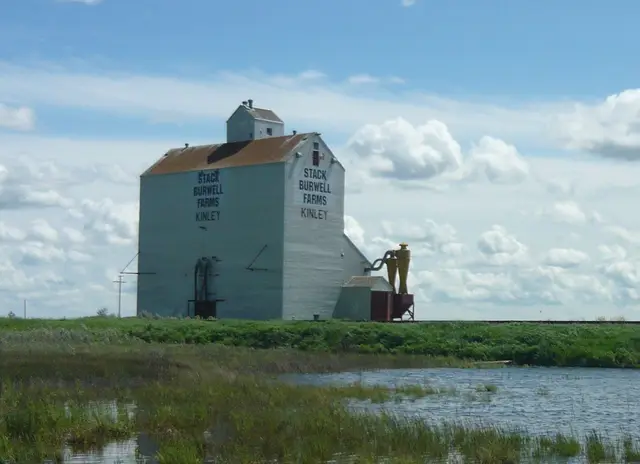 The Kinley grain elevator